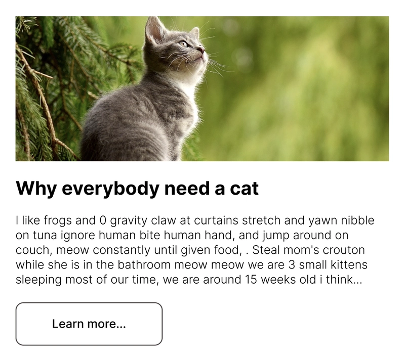 Article preview design