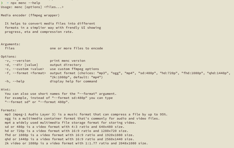 menc --help