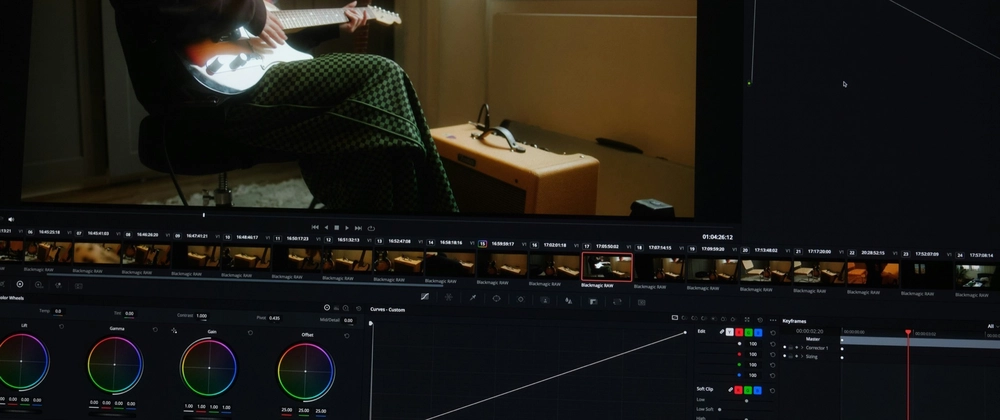 Video editor timeline